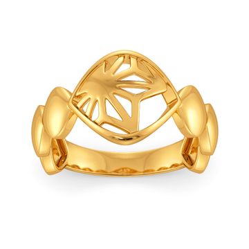 Bold Lace Gold Rings
