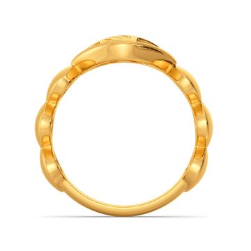 Bold Lace Gold Rings