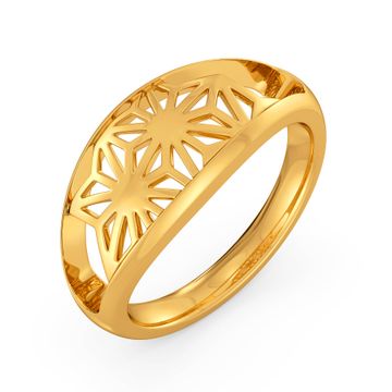 Lace Liberals Gold Rings