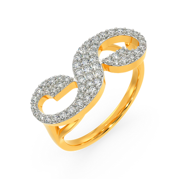 Grey Symphony Diamond Rings