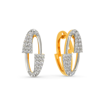 Grey Symphony Diamond Earrings