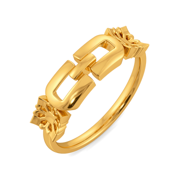 Ornate Cinch Gold Rings