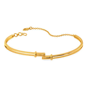 Charm Buckle Gold Bangles