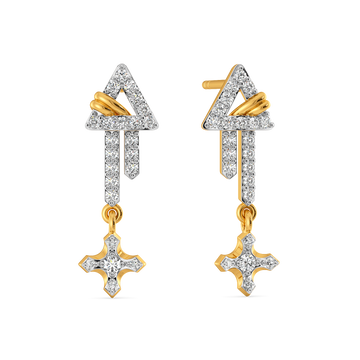 Buckle Muse Diamond Earrings