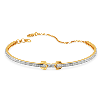 Charm Buckle Diamond Bangles