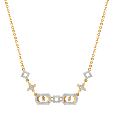 Signature Buckle Diamond Necklaces