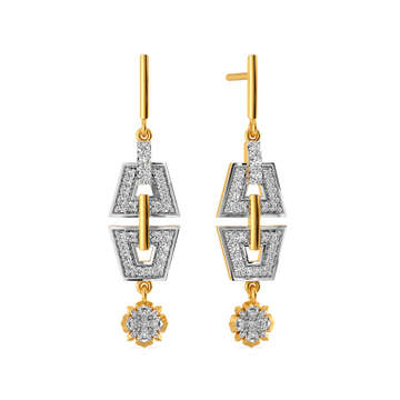 Buckle Edit Diamond Earrings