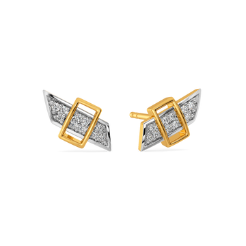 Layered Clusters Diamond Earrings