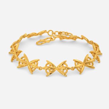 Kaleidoscopic Visions Gold Bracelets