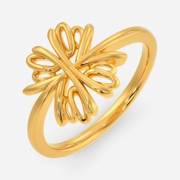 Psychedelic Renaissance Gold Rings