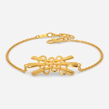 Love In Prints Gold Bracelets