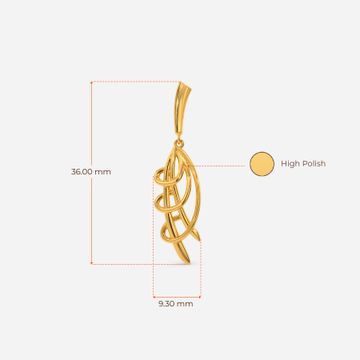Dream Drama Gold Earrings