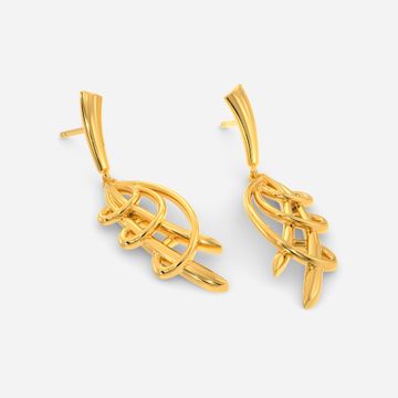 Dream Drama Gold Earrings