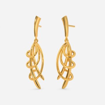 Dream Drama Gold Earrings