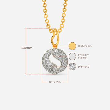Circle Of Summer Diamond Pendants