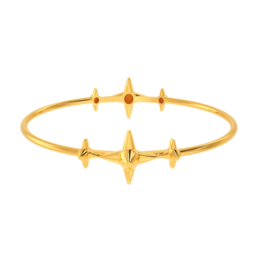 Sparks N Spikes Gold Bangles