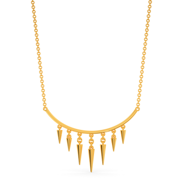 Sheer Punk Gold Necklaces