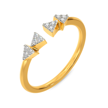 Punk Imprint Diamond Rings