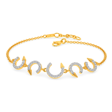 Radical Swirl Diamond Bracelets