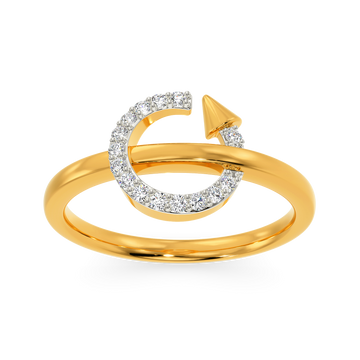 Radical Swirl Diamond Rings