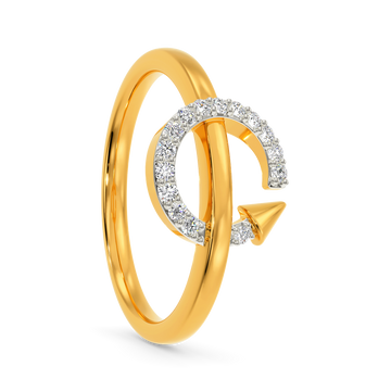 Radical Swirl Diamond Rings