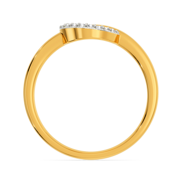 Radical Swirl Diamond Rings