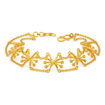 Lace Embrace Gold Bracelets