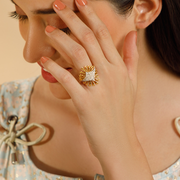 Lace Sparkle Diamond Rings