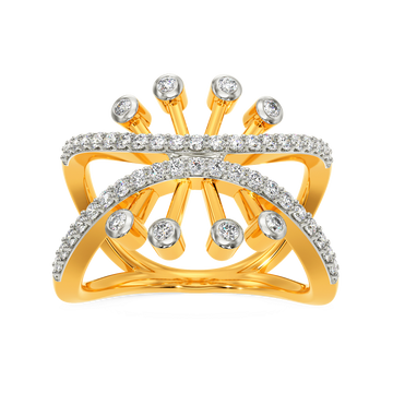 Lacy Shim  Diamond Rings