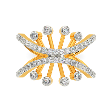 Lacy Shim  Diamond Rings