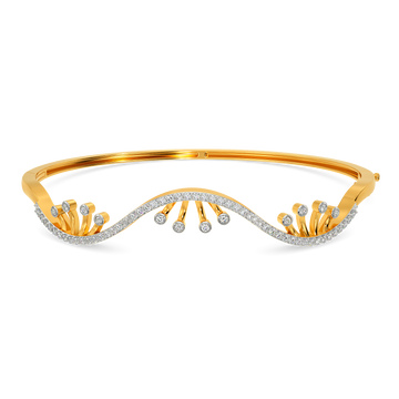 Lacy Shim  Diamond Bangles