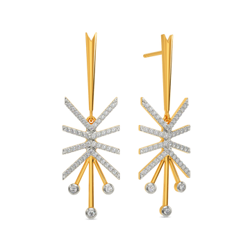Lace Drama Diamond Earrings