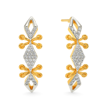 Lace Flo Diamond Earrings