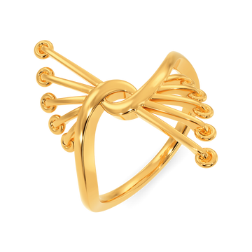 Lace Talk Gold Rings