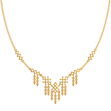String Theory Gold Necklaces