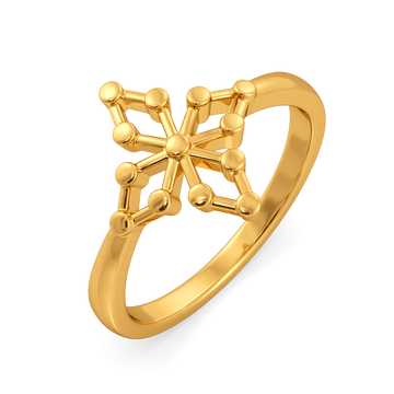 Bound by Strings Gold Rings