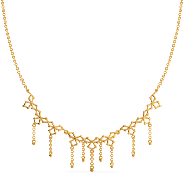 Bound by Strings Gold Necklaces