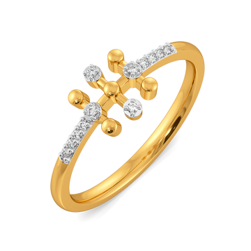 Beaded Bond Diamond Rings