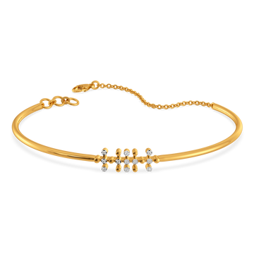 Beaded Bond Diamond Bangles