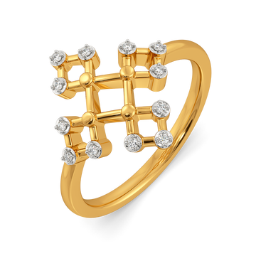 Across Dimensions Diamond Rings