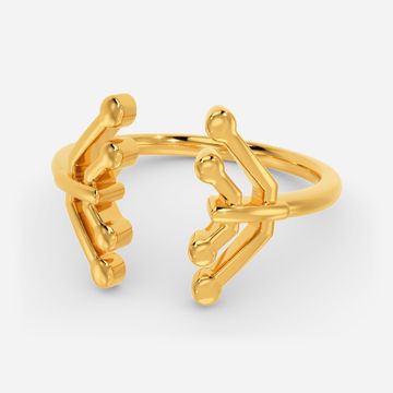 Electric Love Gold Rings