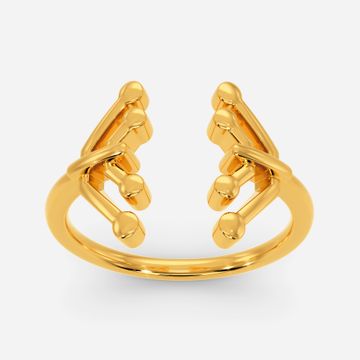 Electric Love Gold Rings