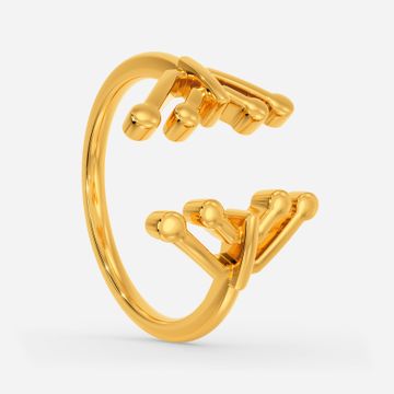 Electric Love Gold Rings