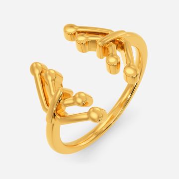Electric Love Gold Rings