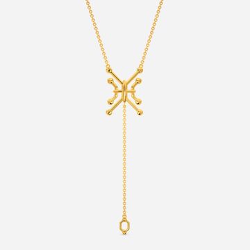 Electric Love Gold Necklaces