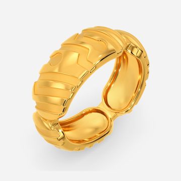 Travel Through Time Gold Rings