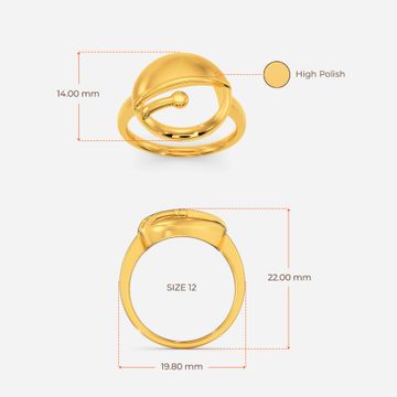 Neo Connect Gold Rings