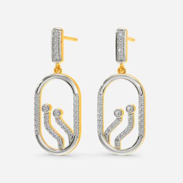 Stellar Cyber Diamond Earrings