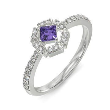 Ultra Violet Diamond Rings