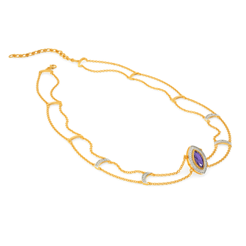 I See Purple  Diamond Necklaces